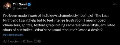 Screenshot 2026-03-24 at 20-17-41 Tim Soret auf X „I've been made aware of indie devs shamele...webp